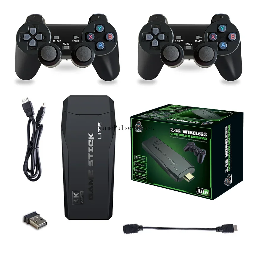 Retro Gaming Xbox Controller - Console de jeu rétro GamePulse M8-4K,