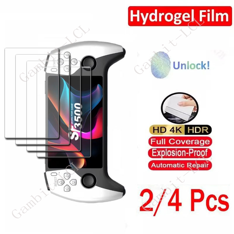 Retro Gaming Console Handheld - Film Hydrogel HD entièrement hydraulique, 2/4