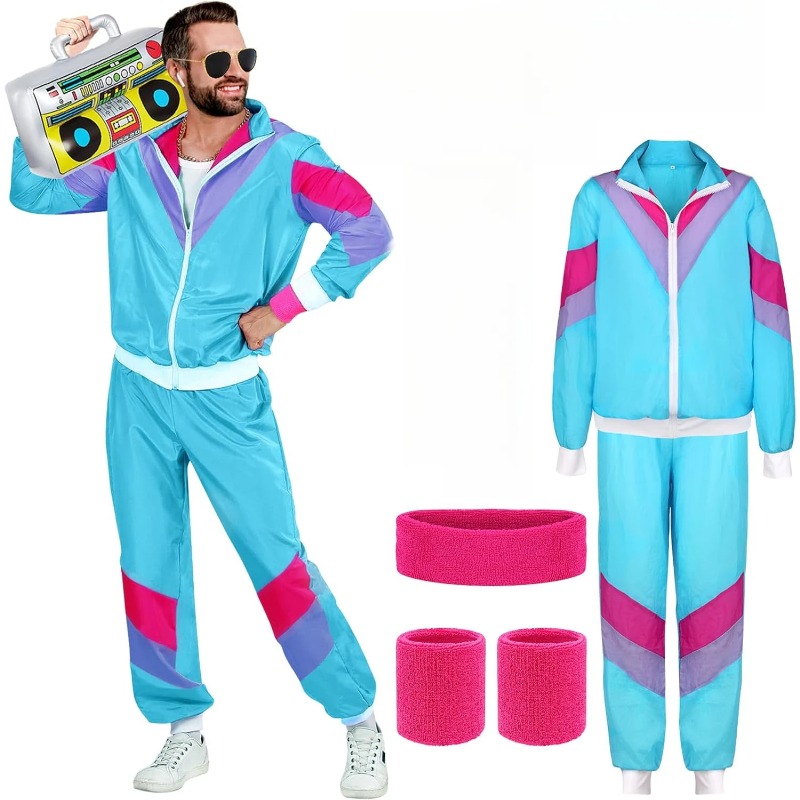 Retro Gaming Jacket - Costumes fantaisie des années 80 et