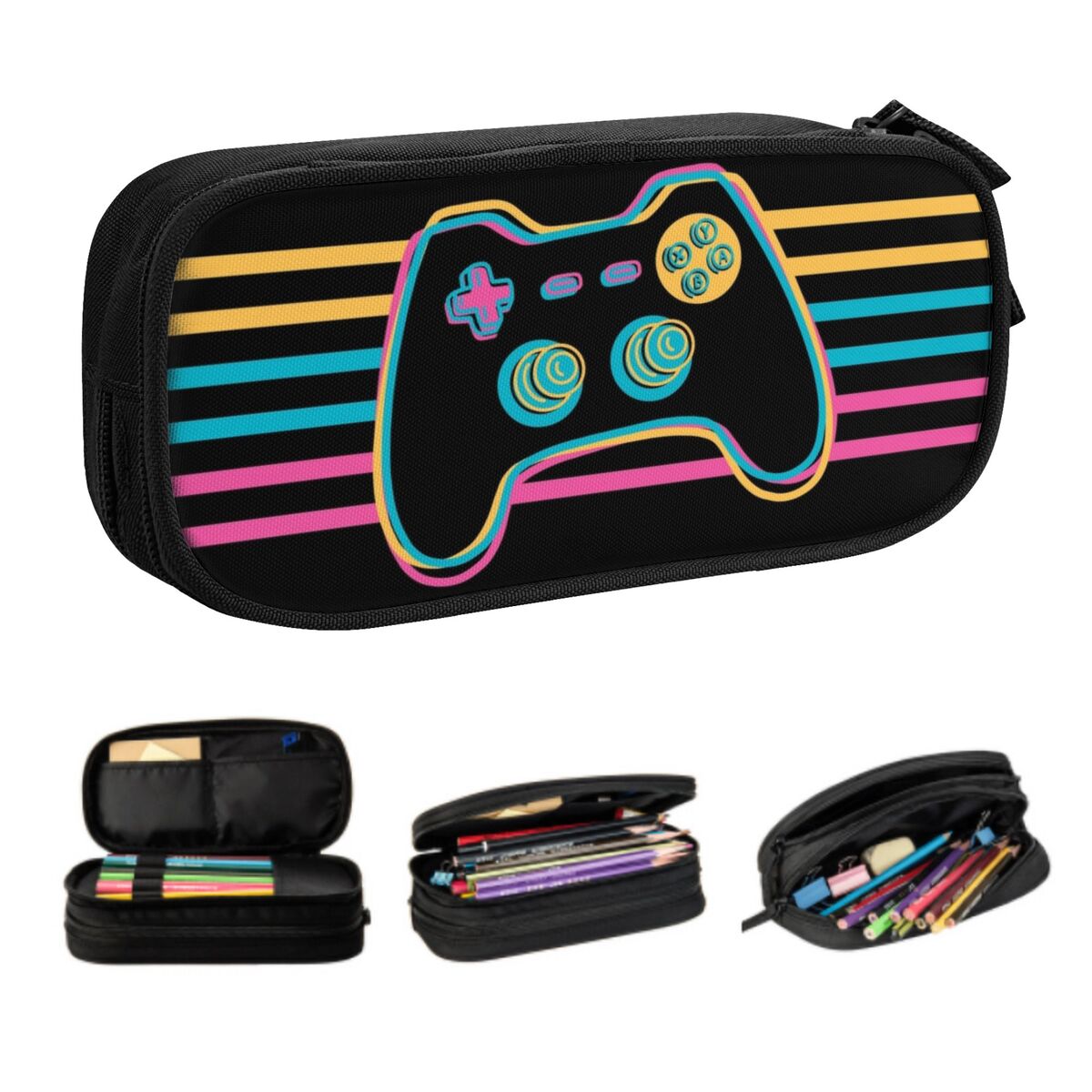 Retro Gaming Xbox Controller - Trousse à crayons personnalisée pour contrôleur