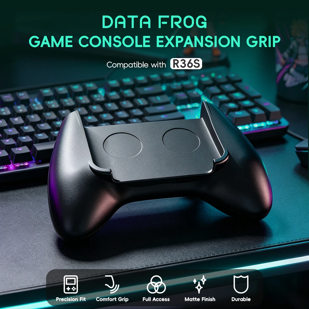 Retro Gaming Kit - Poignée ergonomique Data Frog R36S pour