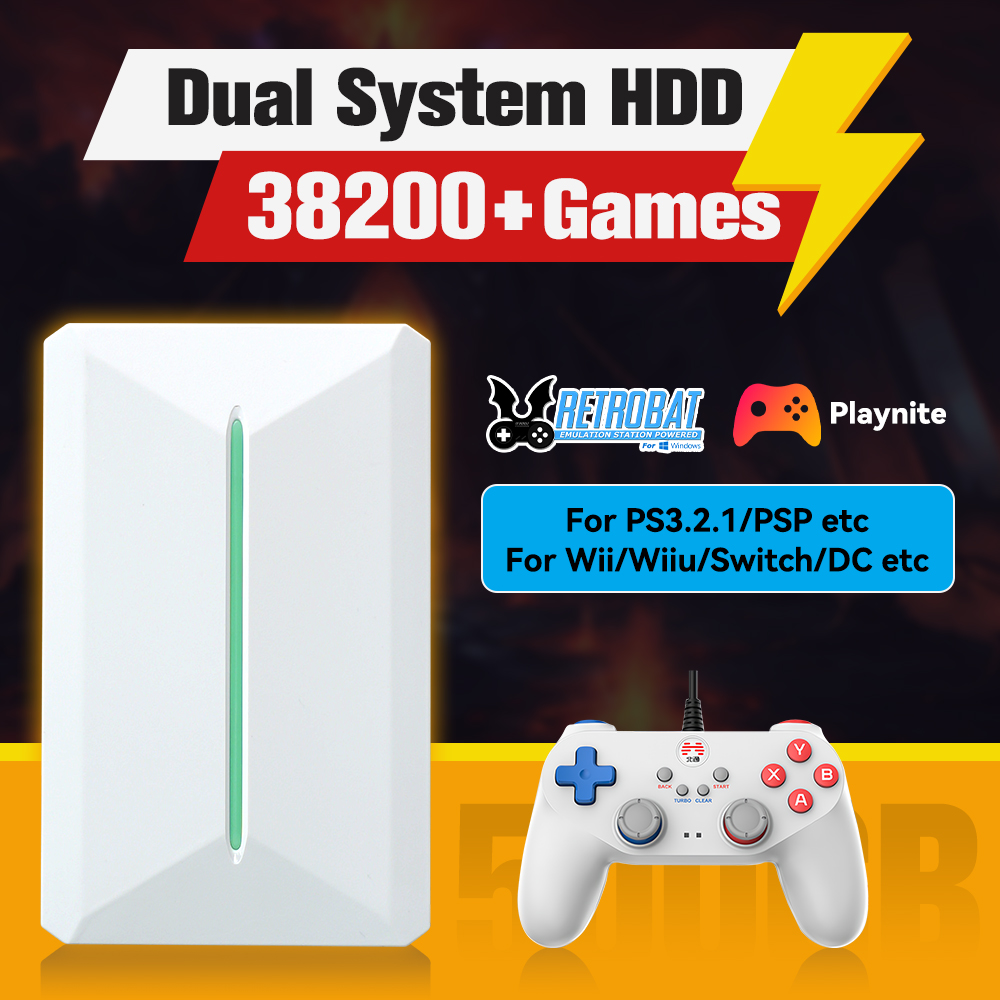 Retro Gaming On - Retrobat & Playnite System HDD Console