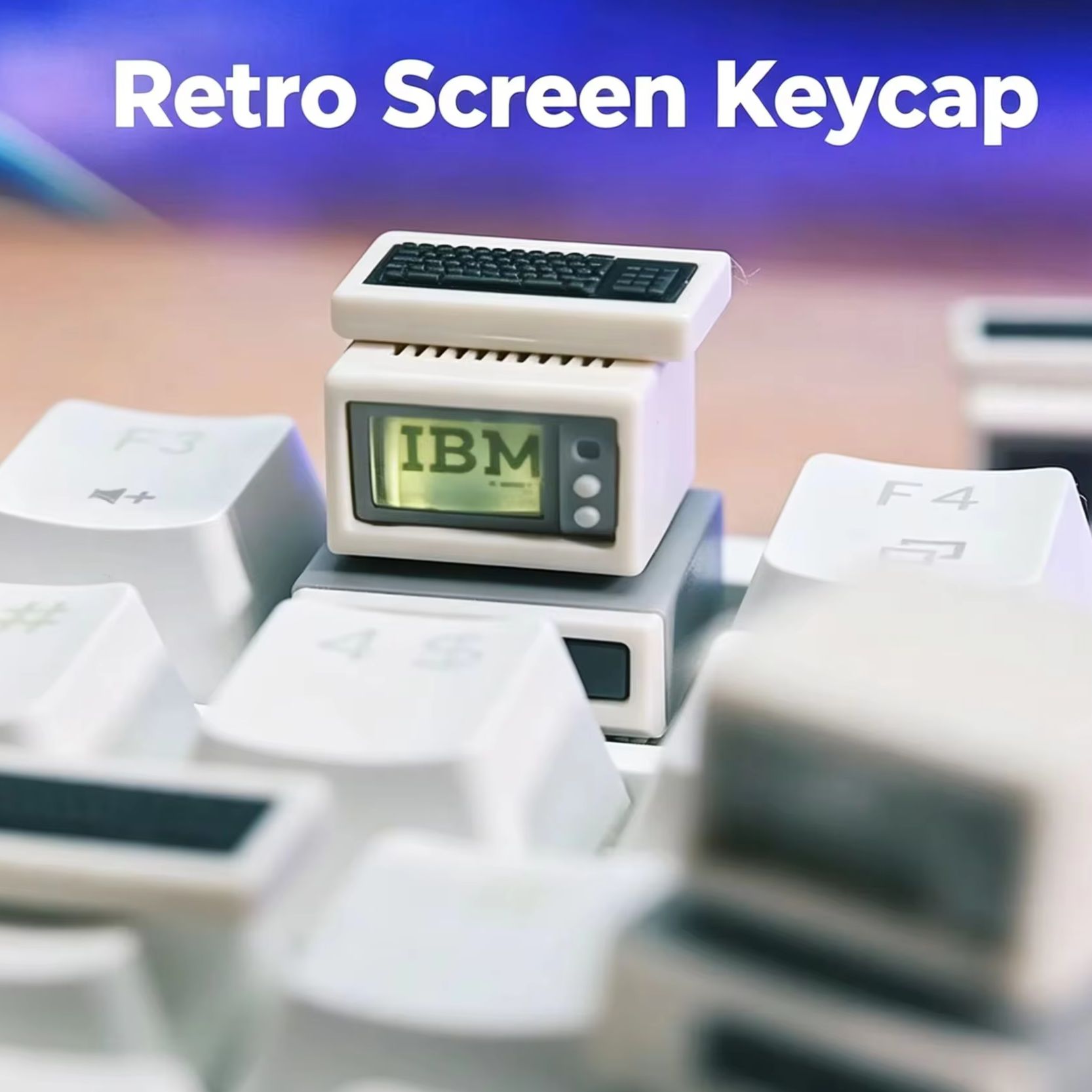 Retro Gaming Unit - Capuchon de touche d'ordinateur rétro rétroéclairé,