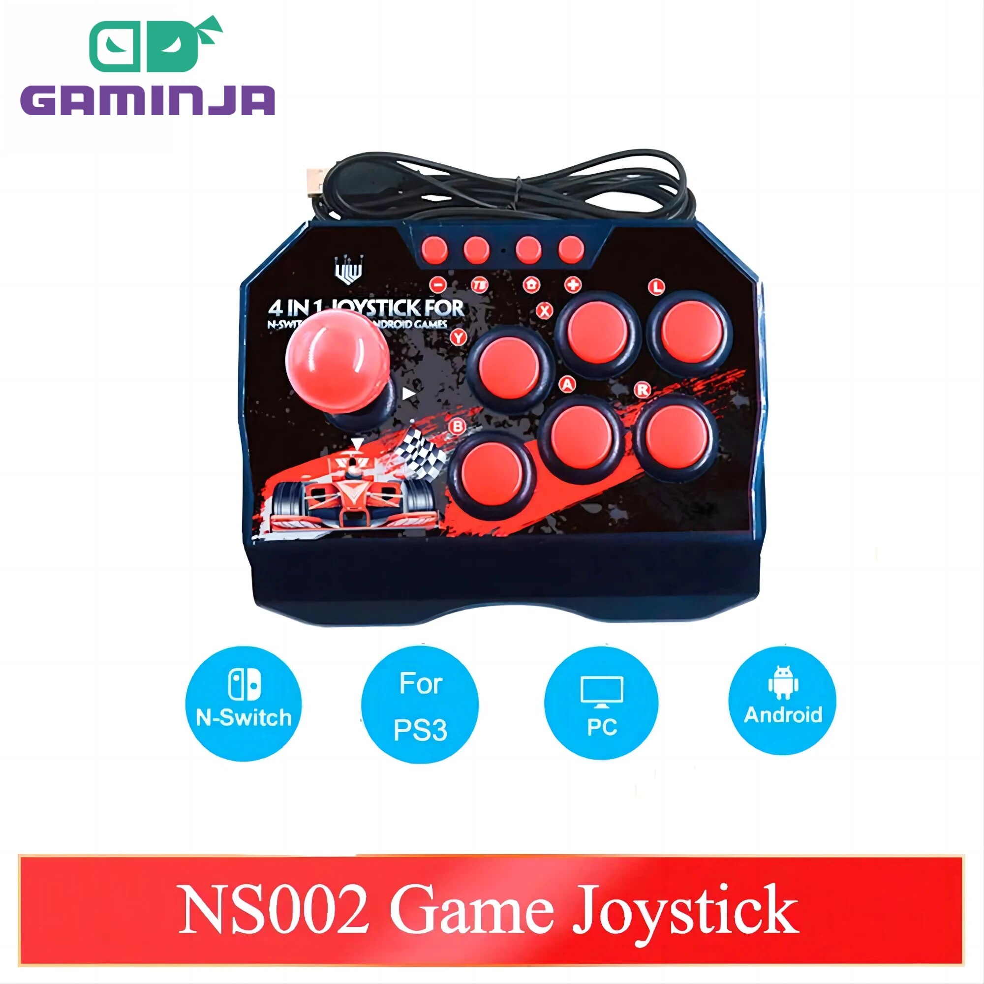 Retro Gaming On - GAMINJA NS002 4 En 1 Rétro