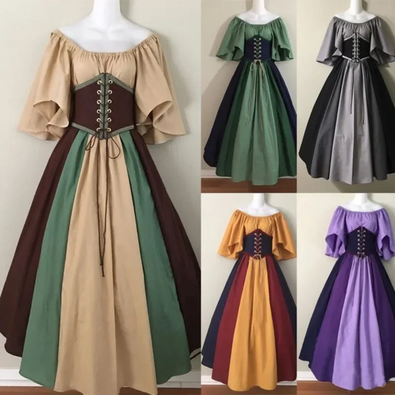 Retro Gaming Kit - Costumes d'Halloween pour femmes, robe trapèze