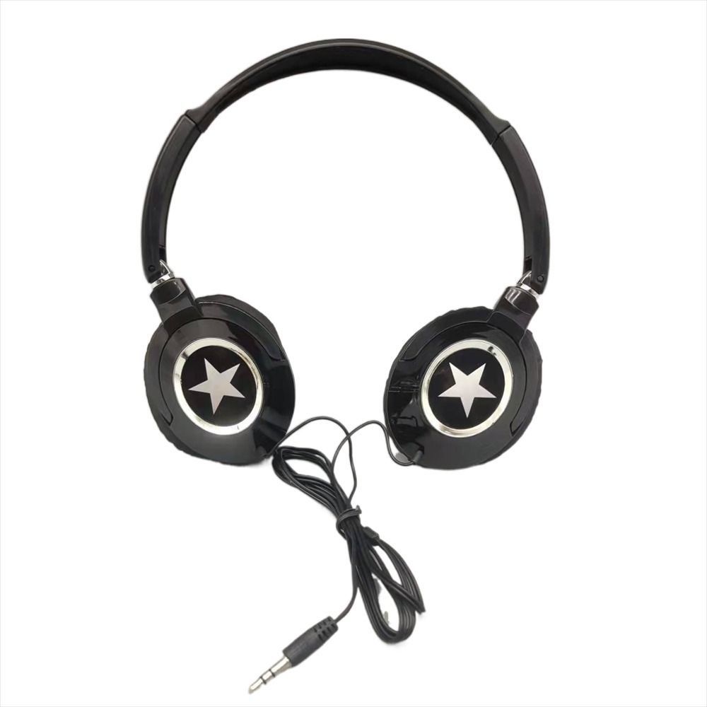 Retro Gaming Headset - Casque supra-auriculaire filaire, écouteurs flexibles, casque