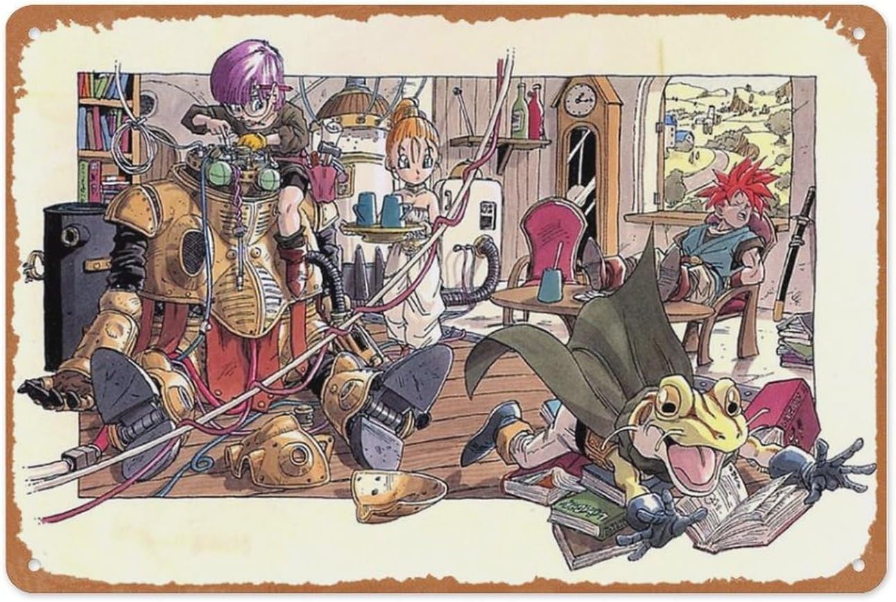 Retro Gaming Kit - Panneau métallique de jeu rétro, Art