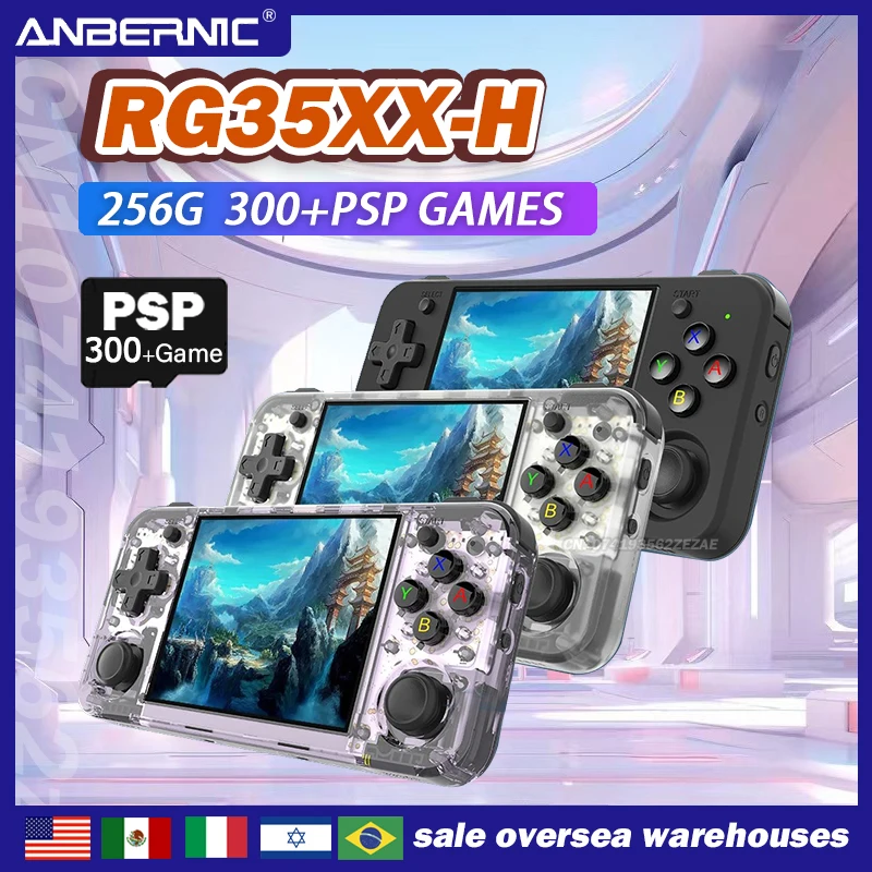 Retro Gaming Anbernic - ANBERNIC RG35XX H Consoles portables Écran