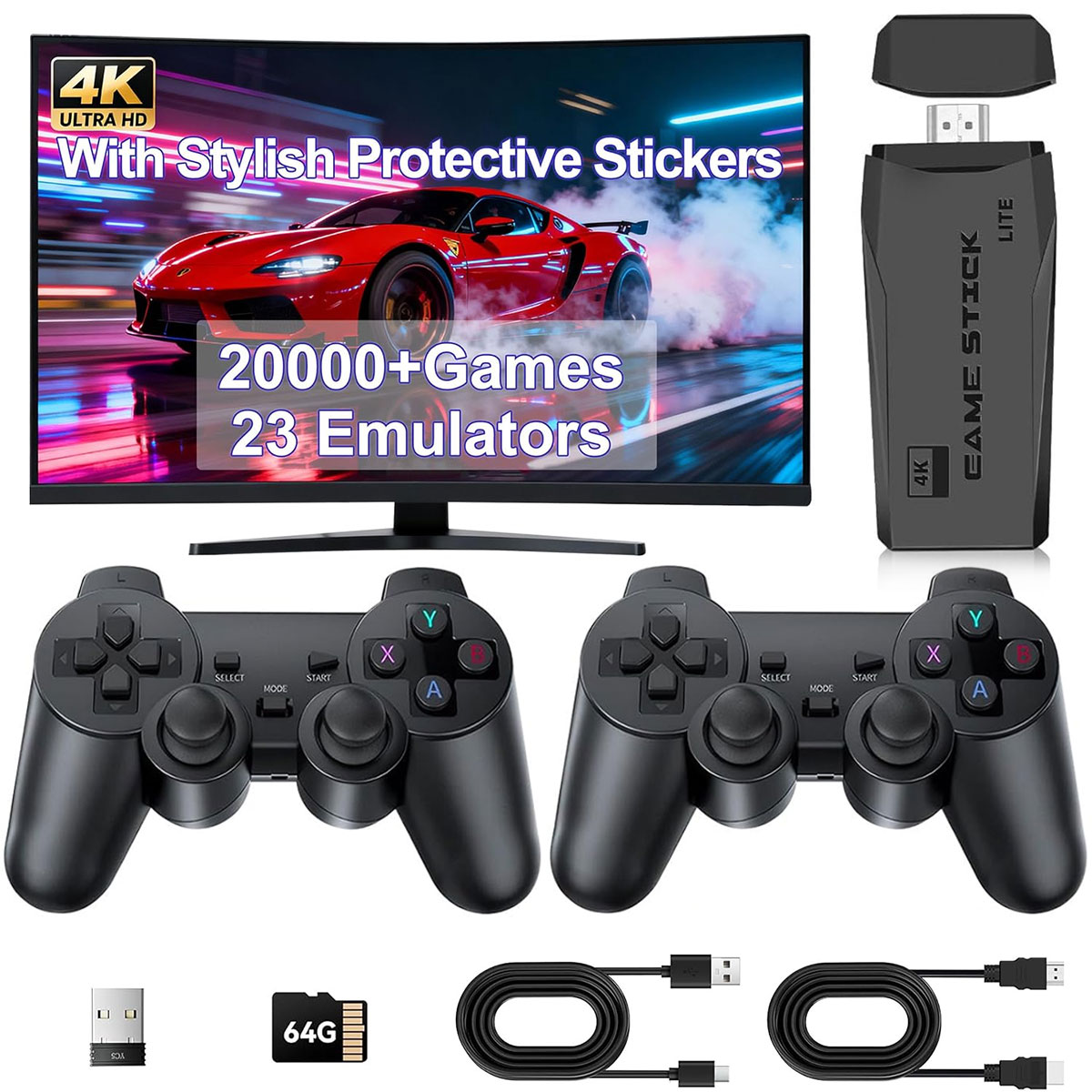 Console de jeu M8 avec plus de - Retro Gaming Hdmi Stick avis et prix