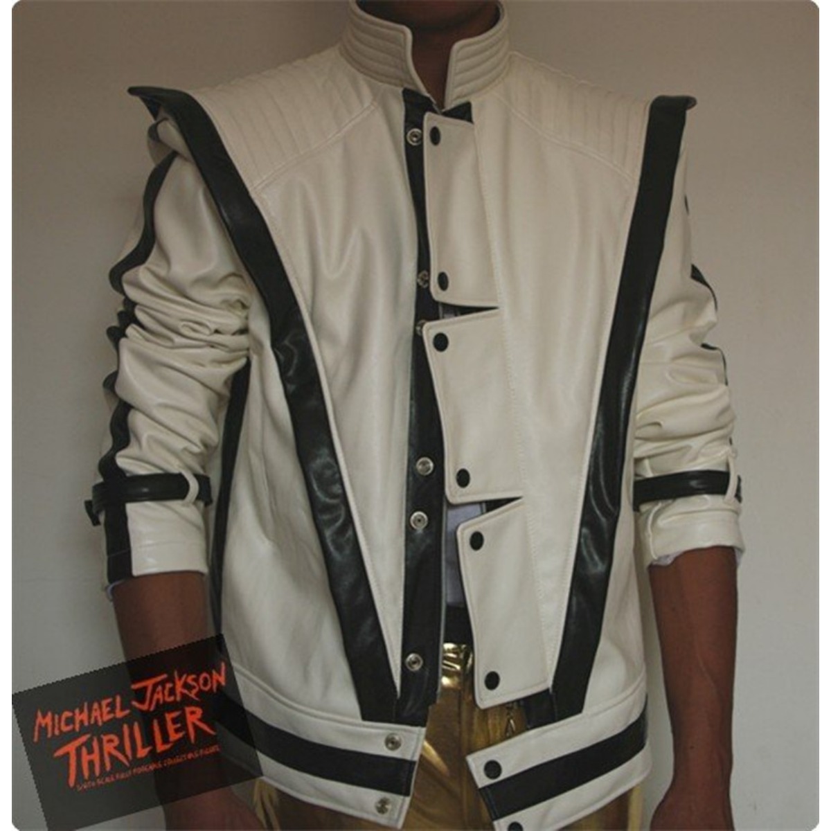 Michael Jackson Thriller cuir  - Retro Gaming Jacket avis et prix