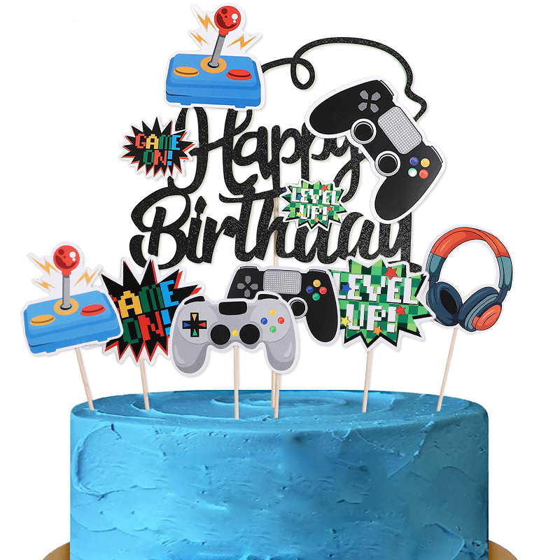 Décoration de gâteau de jeu vi - Retro Gaming Headset avis et prix