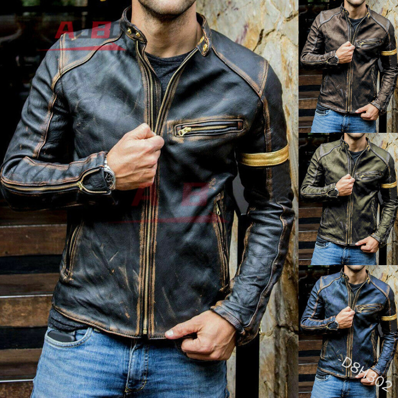 Blouson en cuir rétro pour mot - Retro Gaming Jacket avis et prix