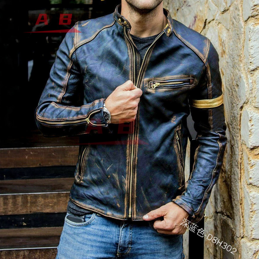Blouson en cuir rétro pour mot - Retro Gaming Jacket avis et prix