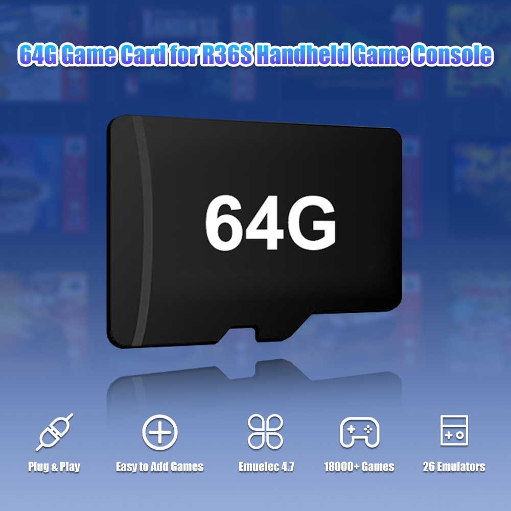 Carte de jeu TF 64 go pour Con - Retro Gaming Console Handheld avis et prix