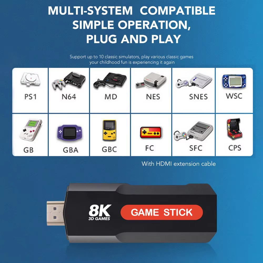 Console de jeu X2 Game Stick H - Retro Gaming On avis et prix