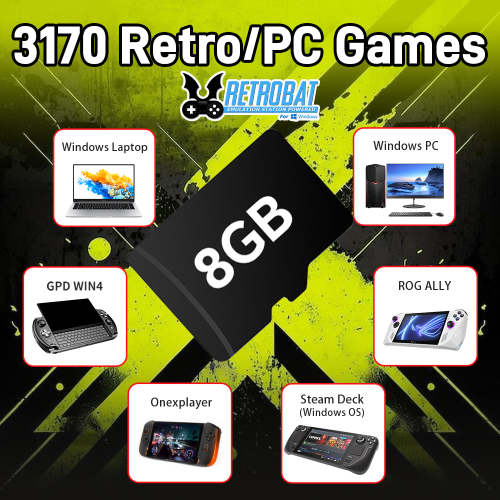 Carte de jeu TF de 8 go avec 3 - Retro Gaming On avis et prix